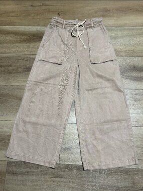 YFB Young Fabulous & Broke Wide Leg Crop Pants Large